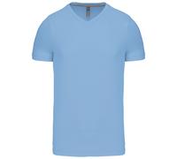Kariban Men's short-sleeved V-neck T-shirt K357 - Mens, 100% Cotton, Oeko-Tex