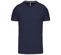Kariban Men's short-sleeved V-neck T-shirt K357 - Mens, 100% Cotton, Oeko-Tex