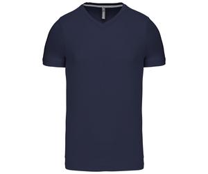Kariban Men's short-sleeved V-neck T-shirt K357 - Mens, 100% Cotton, Oeko-Tex