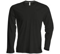 Kariban Mens Slim Fit Long Sleeve Casual Summer Crew Neck / N/A N/A RW709