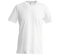 Kariban Men's Slim Fit Short Sleeve Crew Neck T-Shirt in White | Size: Small Kariban White S