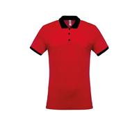 Kariban Mens Two-Tone Pique Polo Shirt RW7107