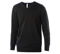 Kariban Men's V-Neck Jumper Cotton Acrylic Fitted Double Layer Rib BSCI