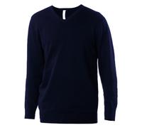 Kariban Mens V-Neck Long Sleeve Jumper Top / Knitwear RW2714