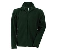 Kariban Micro Fleece Men's Sweat Jacket Full Zip - Green - Medium