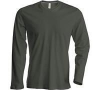 Kariban NoTrash2003 Long Sleeved Crew Neck T-Shirt, Easy to Wear in 20 Colours and Sizes S, M, L, XL, 2XL, 3XL and 4XL - - Medium