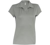 Short Sleeve Performance Polo Shirt Kariban Grey XL