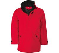 Kariban Quilted Parka - Men's Waterproof Jacket with Hood and Pockets