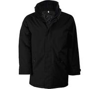 Kariban Quilted Parka - Men's Waterproof Jacket with Hood and Pockets