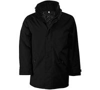 Kariban Quilted Parka - Black, M, Men