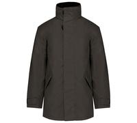 Kariban Quilted parka K677 - Full-zip with studded storm flap