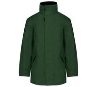 Kariban Quilted parka K677 - Unisex Jacket, Full-zip with studded storm flap