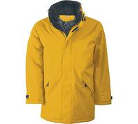 Kariban Quilted Parka - Yellow, L, Men
