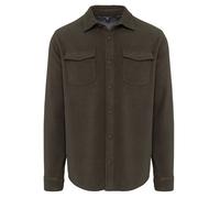 Kariban Sherpa-Lined Fleece Overshirt Jacket 2 Pockets Collared Plain KB582