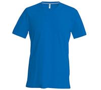 Kariban Short sleeve v-neck t-shirt Royal Blue 4XL