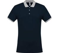 Kariban Two-Tone PiquÃ© Polo Shirt Cotton Contrasting Rib and Placket
