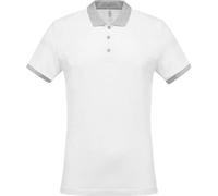 Kariban Two-Tone PiquÃ© Polo Shirt Cotton Contrasting Rib and Placket