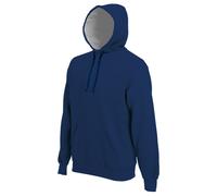 Contrast Heavyweight Hoodie Kariban Mid Navy XL
