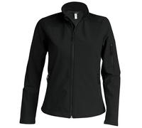 Kariban Women's Contemporary Softshell 3 Layer Performance Jacket in Black | Size: XL Kariban Black XL