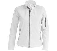 Kariban Womens/Ladies Contemporary Softshell 3 Layer Performance Jacket (L) (White)