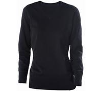 Kariban Women's Cotton Acrylic V Neck Sweater in Dark Grey | Size: XS Kariban Dark Grey XS