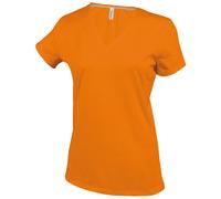 Kariban Womens/Ladies Feminine Fit Short Sleeve V Neck T-Shi RW711