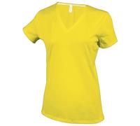 Kariban Womens/Ladies Feminine Fit Short Sleeve V Neck T-Shi RW711