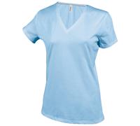 Kariban Womens/Ladies Feminine Fit Short Sleeve V Neck T-Shi RW711