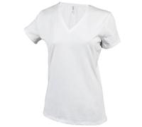 Kariban Womens/Ladies Feminine Fit Short Sleeve V Neck T-Shi RW711