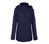 Kariban Womens/Ladies Hooded Parka Jacket (XXL) (Navy)