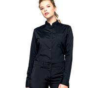 Kariban Womens/Ladies Long Sleeve Mandarin Collar Shirt / N/A N/A PC2538