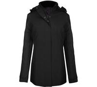 Kariban Womens/Ladies Parka Jacket (M) (Black)