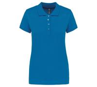Kariban Women's Pique Polo Shirt in Blue | Size: Medium Kariban Blue M