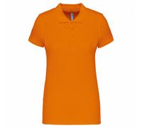 Kariban Women's Pique Polo Shirt in Orange | Size: XL Kariban Orange XL