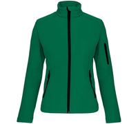 Kariban Women's Soft Shell Jacket in Green | Size: Small Kariban Green S