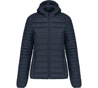 Kariban Women's Lightweight Hooded Padded Jacket in Navy | Size: Medium Kariban Navy M