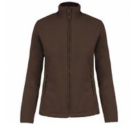 Kariban Women's Maureen Microfleece Jacket in Chocolate | Size: Medium Kariban Chocolate M