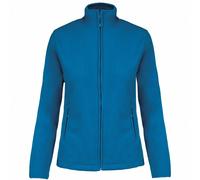 Kariban Women's Maureen Microfleece Jacket in Mid Blue | Size: XS Kariban Mid Blue XS