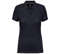 Kariban Women's Pique Anti-Bacterial Polo Shirt in Navy | Size: 14 Kariban Navy 14
