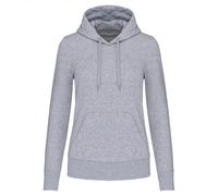 Kariban Women's Plain Pale Pink Hoodie in Grey | Size: Small Kariban Grey S