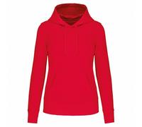 Kariban Women's Plain Pale Pink Hoodie in Red | Size: 2XL Kariban Red 2XL