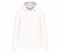Kariban Women's Plain Pale Pink Hoodie in White | Size: XS Kariban White XS