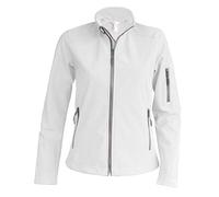 Kariban Womens Soft Shell Jacket White M