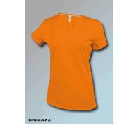 Kariban Women's T-Shirt with V-Neck Short Sleeve in 20 Colors Size S to 3XL