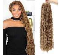 Karida Faux Locs Crochet Hair 30 Inch, 7 Packs Soft Locs Crochet Hair For Black Women Pre Looped, Crochet Locs Long Soft Locs Crochet Hair (27#, 30 Inch (Pack of 7))