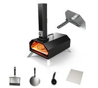 Karienvir Outdoor Pizza Oven 30 CM Portable Wood Fired Pellets Pizza Ovens