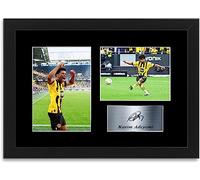 Karim Adeyemi Football Player Dortmund Germany A4 Poster Framed Signed Photo Display Mount Gift for Fans and Supporters
