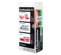 Marker Pen Set Liquid Ink Paint Art Pens Karin Brushmarker PRO Basic 12pc