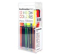 Karin Markers Brush Marker Set Brushmarker PRO 12 Neon Colours KAR27C12
