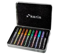 Karin Deco Brush Markers Metallic 10 colours set, assorted
